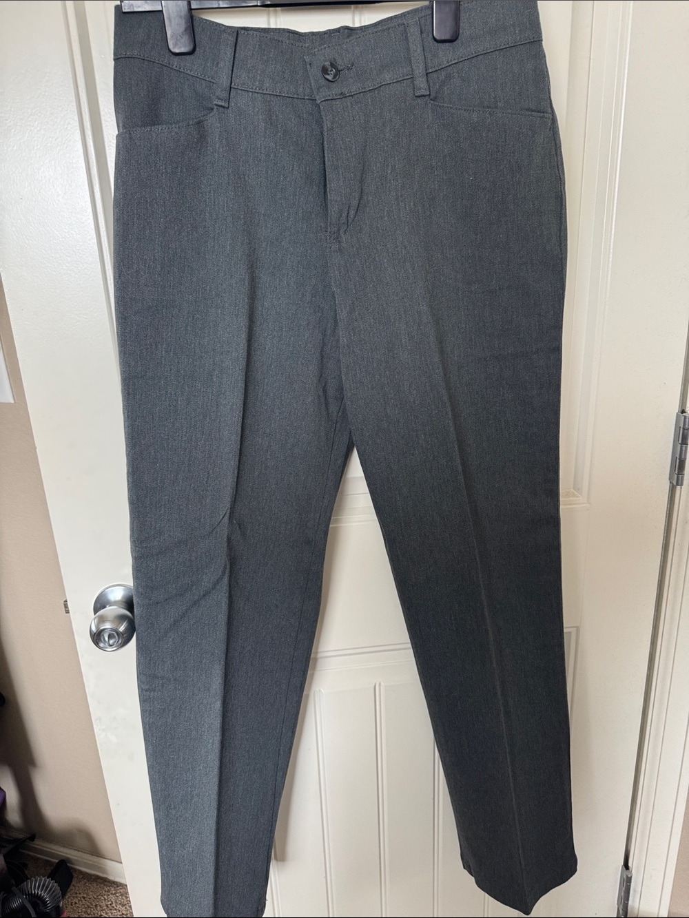 Women's Classic Stretch Dress Pants - Dark Gray